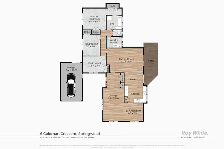 Floorplan of Homely house listing, 6 Coleman Crescent, Springwood QLD 4127