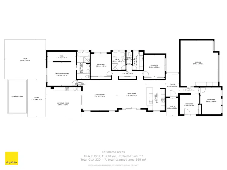Floorplan of Homely house listing, 9132 Peter Senior Drive, Hope Island QLD 4212