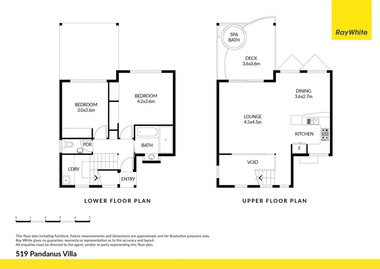 Floorplan of Homely unit listing, 519 Pandanus Villa, Kingfisher Bay Village, Fraser Island QLD 4581