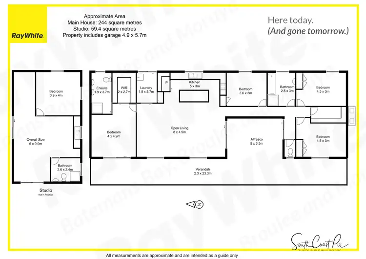 Floorplan of Homely other listing, 5 Namadji Lane, Bergalia NSW 2537