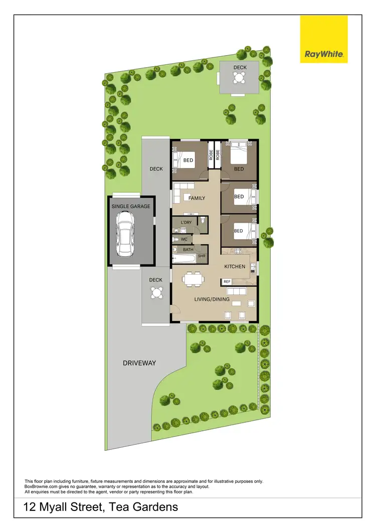 Floorplan of Homely house listing, 12 Myall Street, Tea Gardens NSW 2324