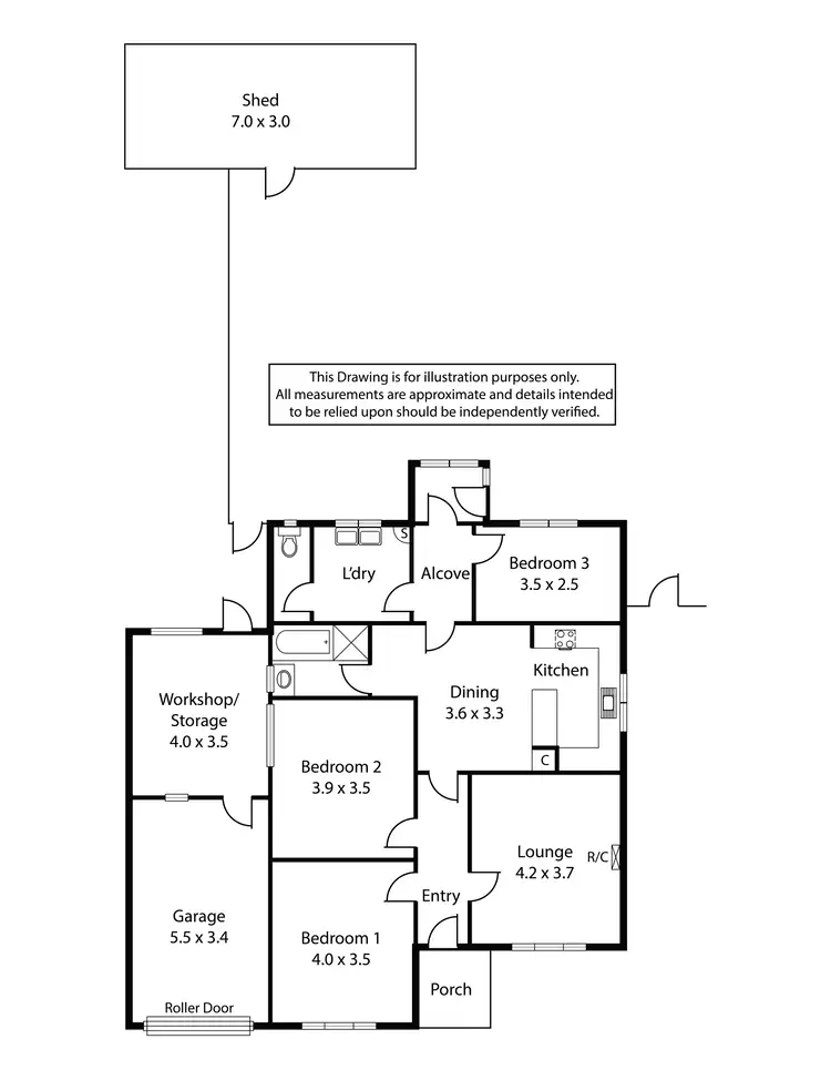 Floorplan of Homely house listing, 16 James Street, Royal Park SA 5014