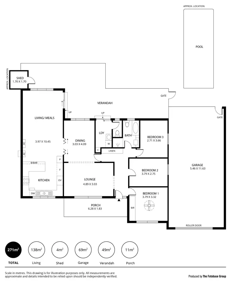 Floorplan of Homely house listing, 10 Boomerang Road, Croydon Park SA 5008