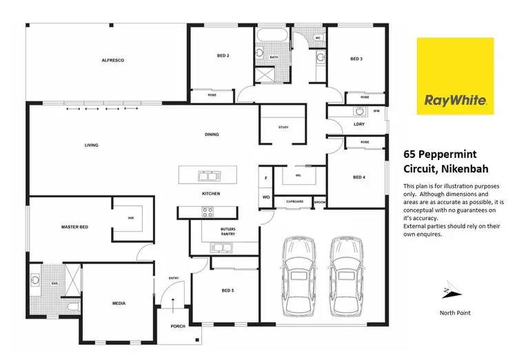 Floorplan of Homely house listing, 65 Peppermint Circuit, Nikenbah QLD 4655
