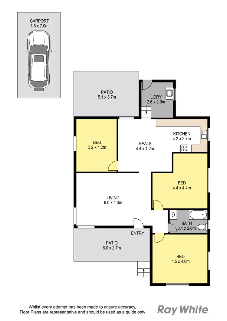 Floorplan of Homely house listing, 122 Lascelles Street, Brighton QLD 4017