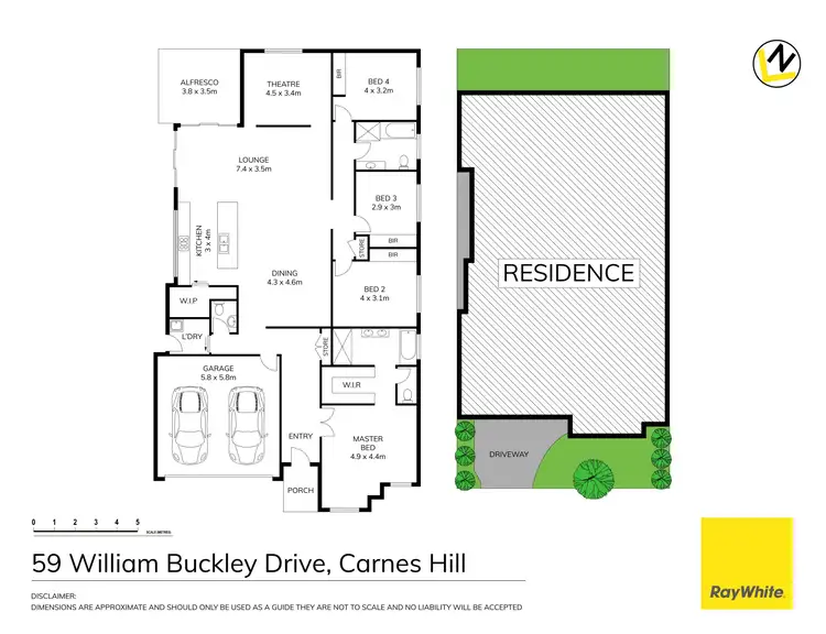 Floorplan of Homely house listing, 59 William Buckley Drive, Carnes Hill NSW 2171