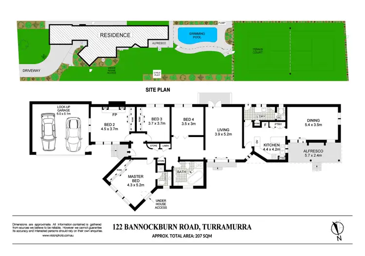 Floorplan of Homely house listing, 122 Bannockburn Road, Turramurra NSW 2074