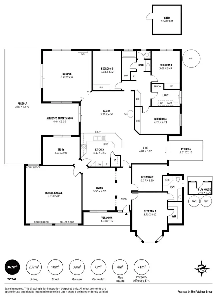Floorplan of Homely house listing, 18 Fairfield Road, Mount Barker SA 5251