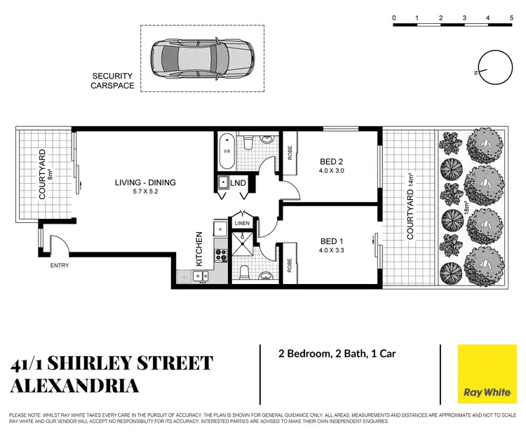 Floorplan of Homely apartment listing, 41/1 Shirley Street, Alexandria NSW 2015