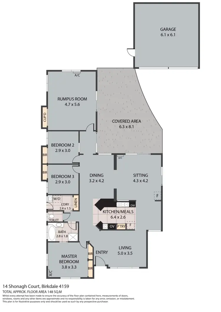 Floorplan of Homely house listing, 14 Shonagh Court, Birkdale QLD 4159