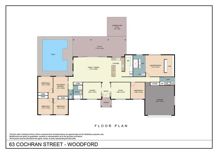 Floorplan of Homely house listing, Address available on request