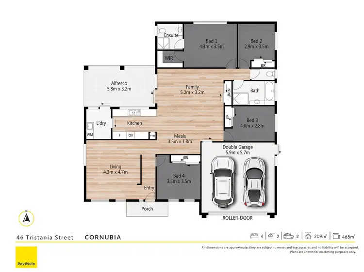 Floorplan of Homely house listing, 46 Tristania Street, Cornubia QLD 4130