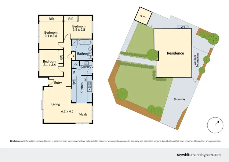 Floorplan of Homely house listing, 1 Rae Street, Templestowe Lower VIC 3107