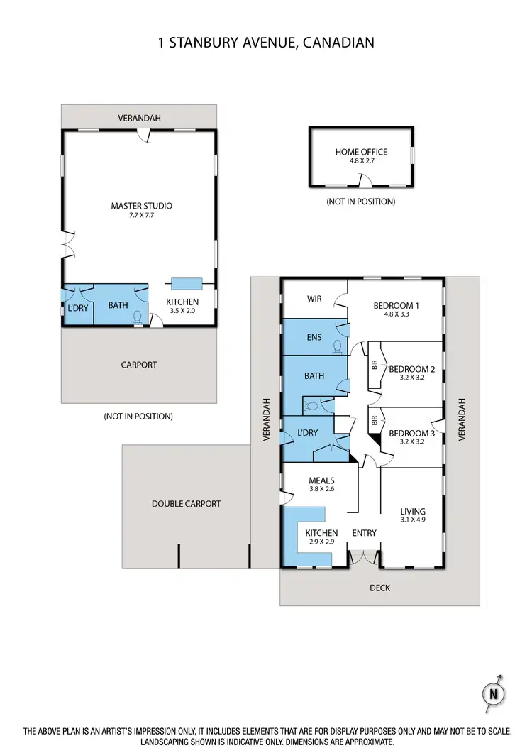 Floorplan of Homely house listing, 1-3 Stanbury Avenue, Canadian VIC 3350