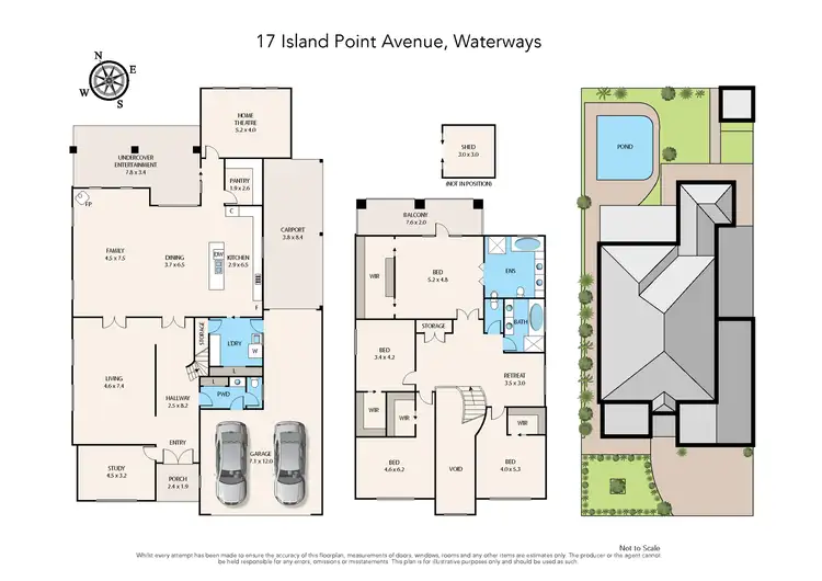 Floorplan of Homely house listing, 17 Island Point Avenue, Waterways VIC 3195