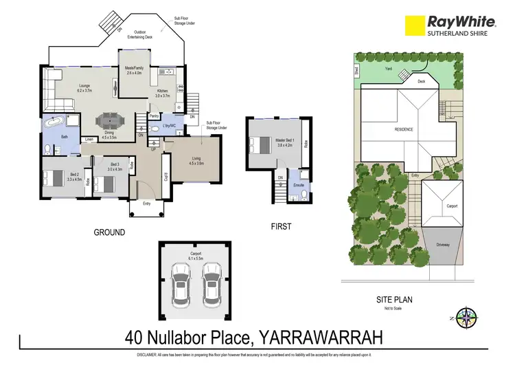 Floorplan of Homely house listing, 40 Nullabor Place, Yarrawarrah NSW 2233