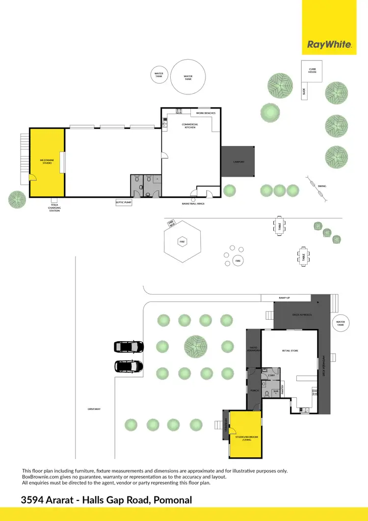 Floorplan of Homely rural property listing, 3594 Ararat - Halls Gap Road, Pomonal VIC 3381