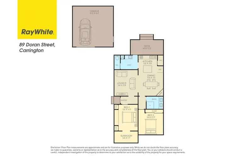 Floorplan of Homely house listing, 89 Doran Street, Carrington NSW 2294