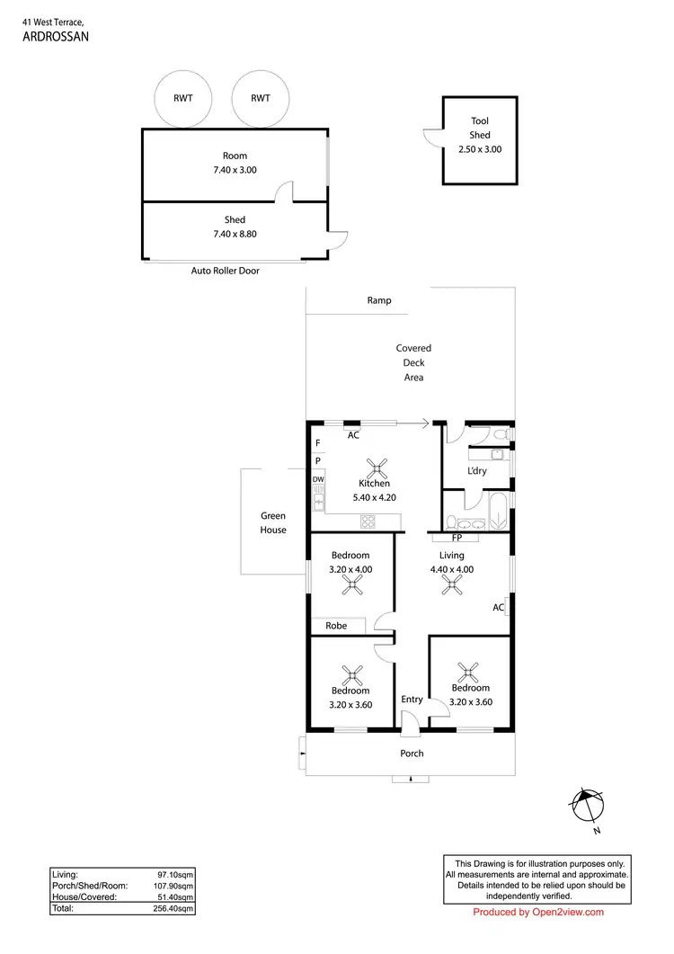 Floorplan of Homely house listing, 41 West Terrace, Ardrossan SA 5571