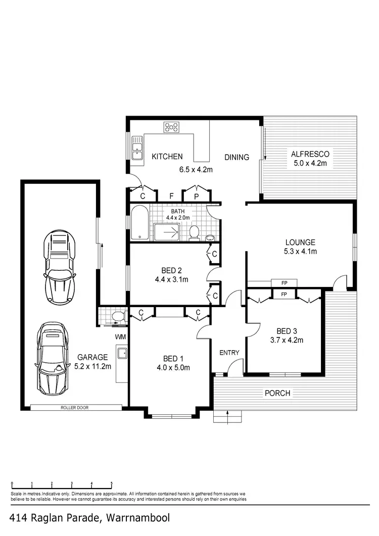 Floorplan of Homely house listing, 414 Raglan Parade, Warrnambool VIC 3280