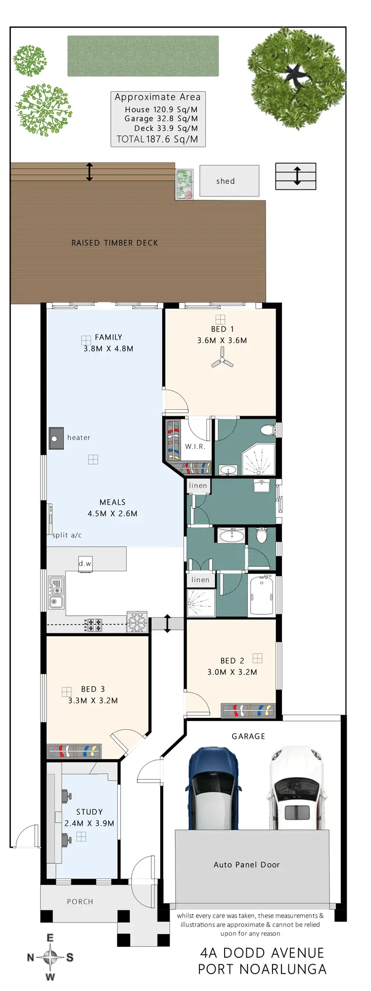 Floorplan of Homely house listing, 4A Dodd Avenue, Port Noarlunga SA 5167