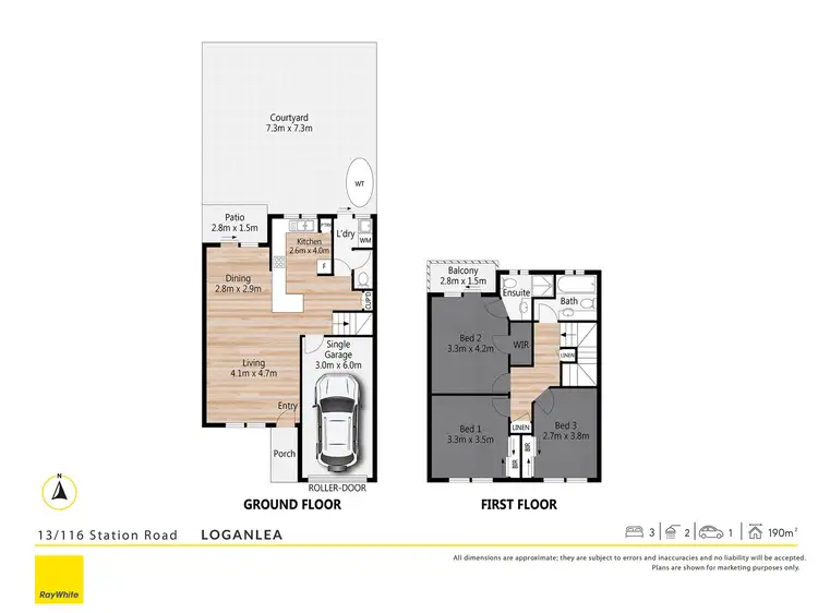 Floorplan of Homely townhouse listing, 13/116 Station Road, Loganlea QLD 4131