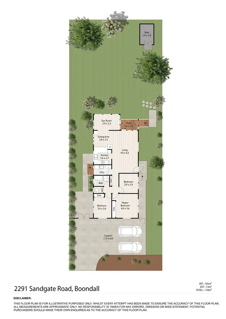 Floorplan of Homely house listing, 2291 Sandgate Road, Boondall QLD 4034