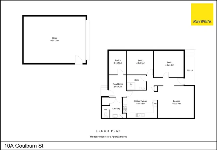 Floorplan of Homely house listing, 10A Goulburn Street, Nagambie VIC 3608