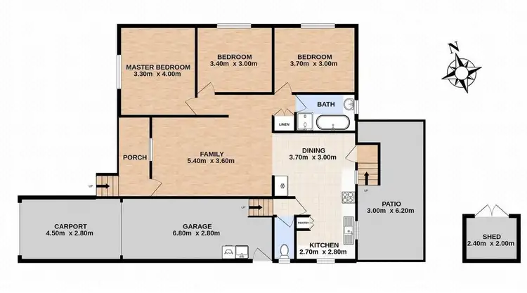 Floorplan of Homely house listing, 10 Short Street, Esk QLD 4312