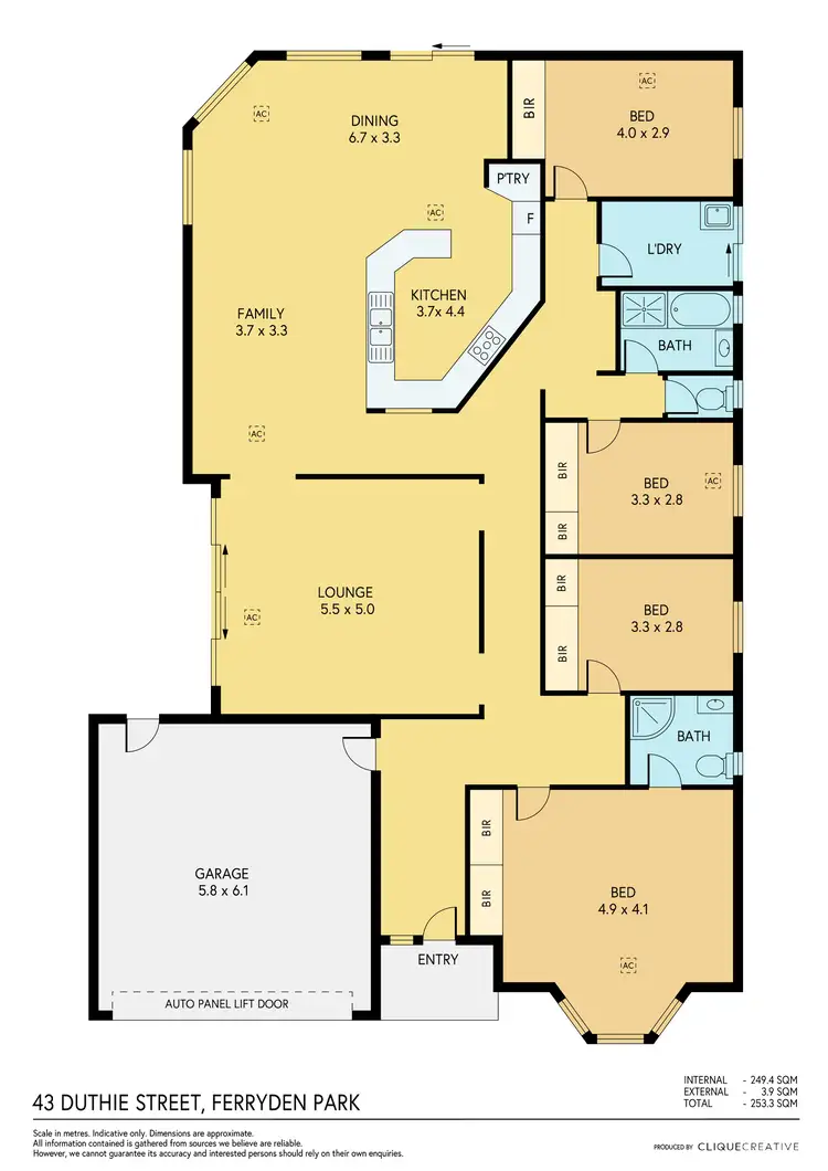 Floorplan of Homely house listing, 43 Duthie Street, Ferryden Park SA 5010