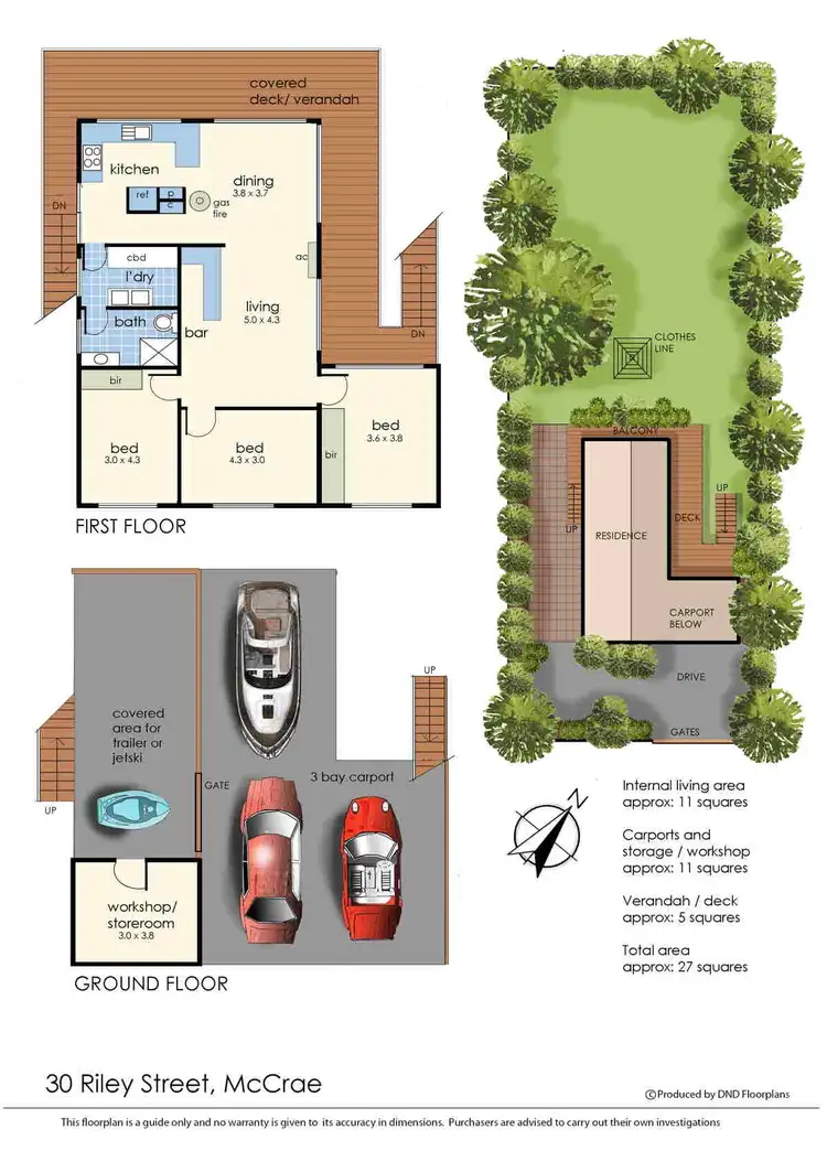 Floorplan of Homely house listing, 30 Riley Street, Mccrae VIC 3938
