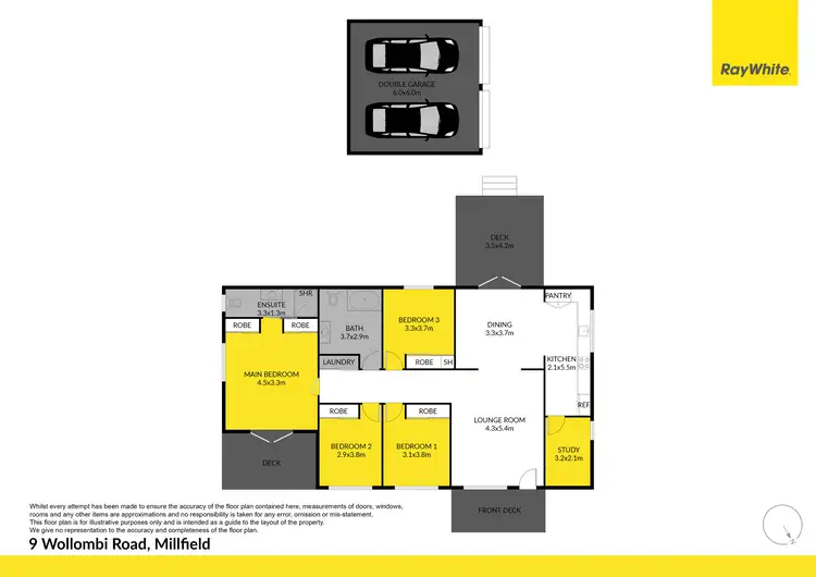 Floorplan of Homely house listing, 9 Wollombi Road, Millfield NSW 2325