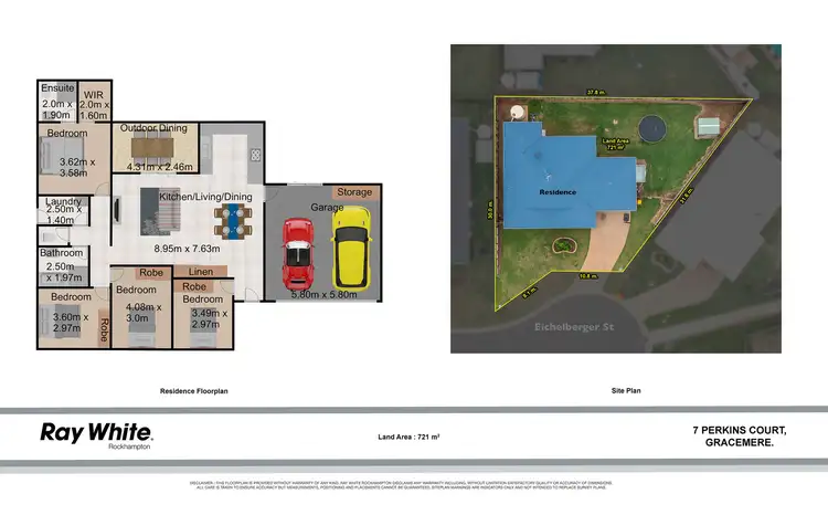 Floorplan of Homely house listing, 7 Perkins Court, Gracemere QLD 4702