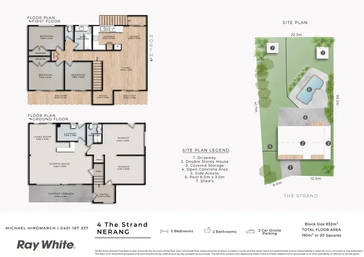 Floorplan of Homely house listing, 4 The Strand, Nerang QLD 4211