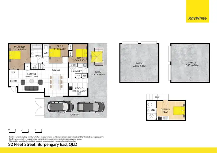 Floorplan of Homely rural property listing, 32 Fleet Street, Burpengary East QLD 4505