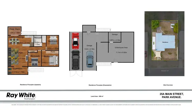 Floorplan of Homely house listing, 25A Main Street, Park Avenue QLD 4701