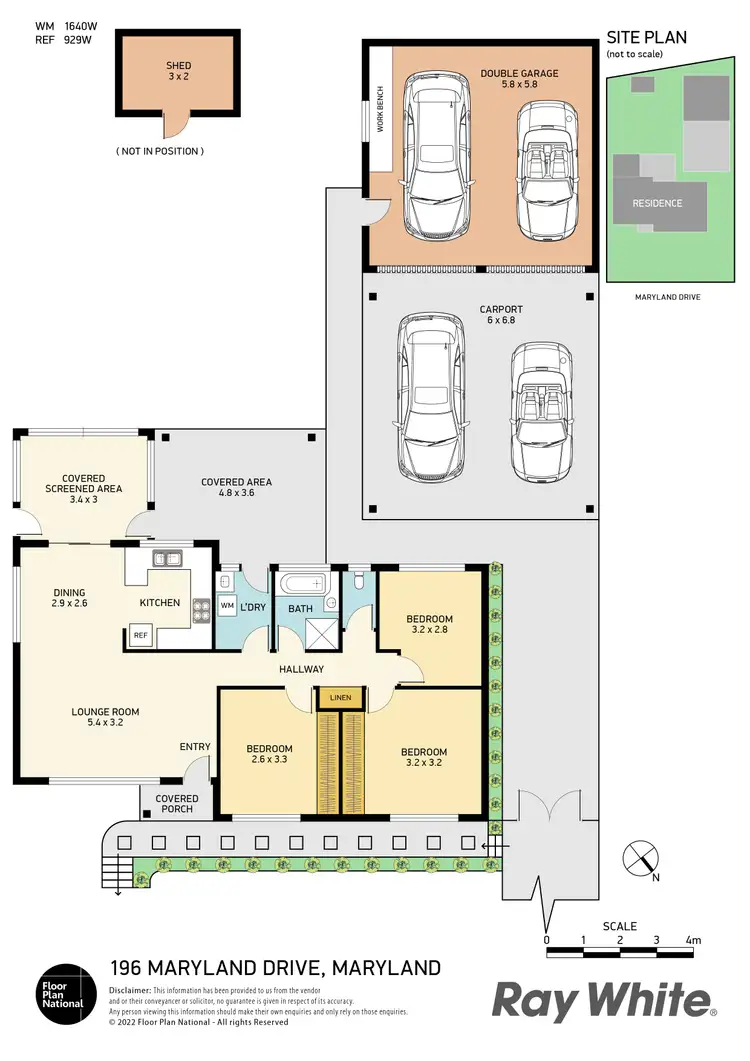 Floorplan of Homely house listing, 196 Maryland Drive, Maryland NSW 2287