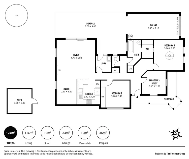 Floorplan of Homely house listing, 15 Edinburgh Grove, Strathalbyn SA 5255