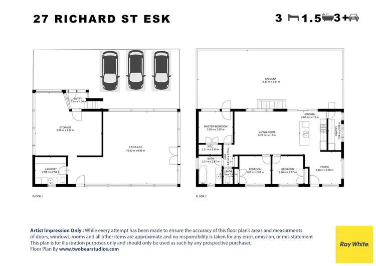 Floorplan of Homely house listing, 27 Richard Street, Esk QLD 4312