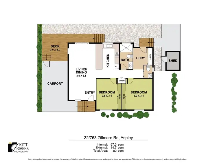 Floorplan of Homely retirement listing, 32/763 Zillmere Road, Aspley QLD 4034
