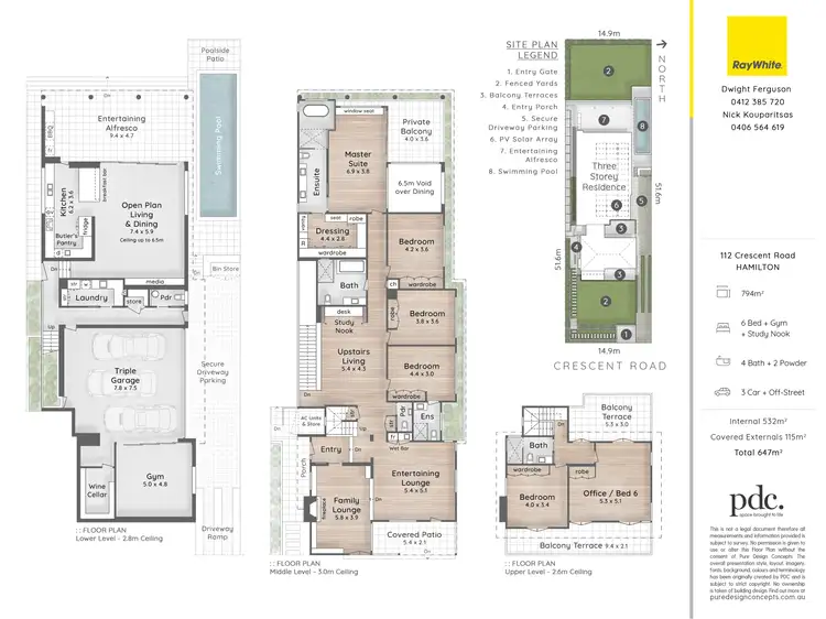 Floorplan of Homely house listing, 112 Crescent Road, Hamilton QLD 4007