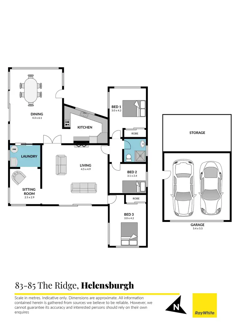 Floorplan of Homely house listing, 83-85 The Ridge, Helensburgh NSW 2508