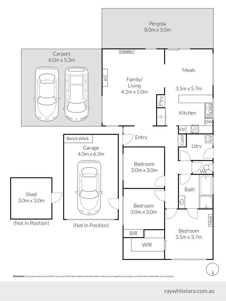 Floorplan of Homely house listing, 10 Kyema Drive, Lara VIC 3212