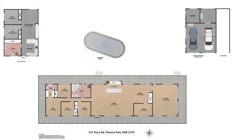 Floorplan of Homely rural property listing, 135 Terry Road, Theresa Park NSW 2570