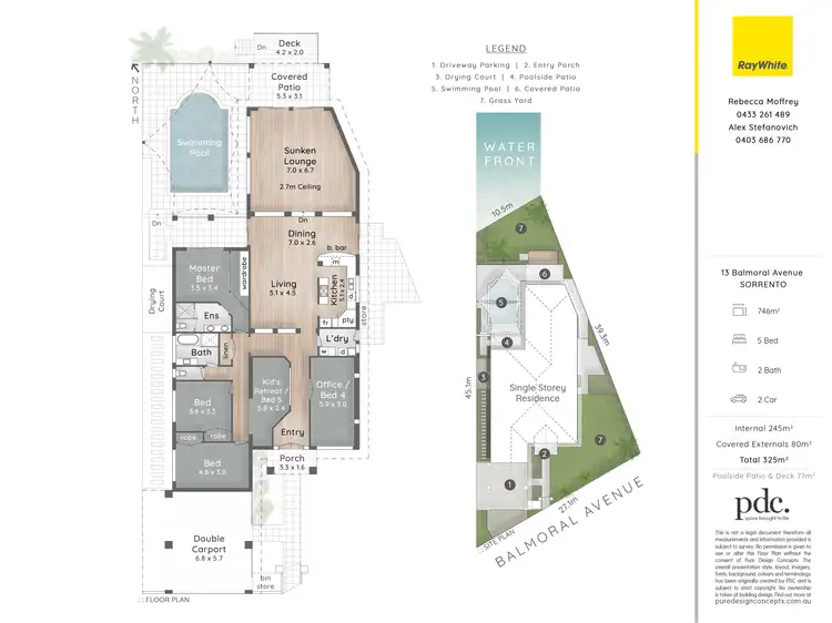 Floorplan of Homely house listing, 13 Balmoral Avenue, Sorrento QLD 4217