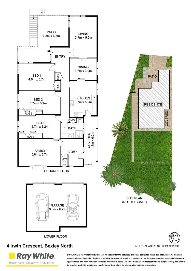 Floorplan of Homely house listing, 4 Irwin Crescent, Bexley North NSW 2207