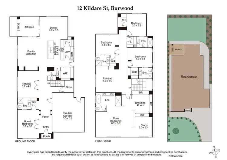 Floorplan of Homely house listing, 12 Kildare Street, Burwood VIC 3125