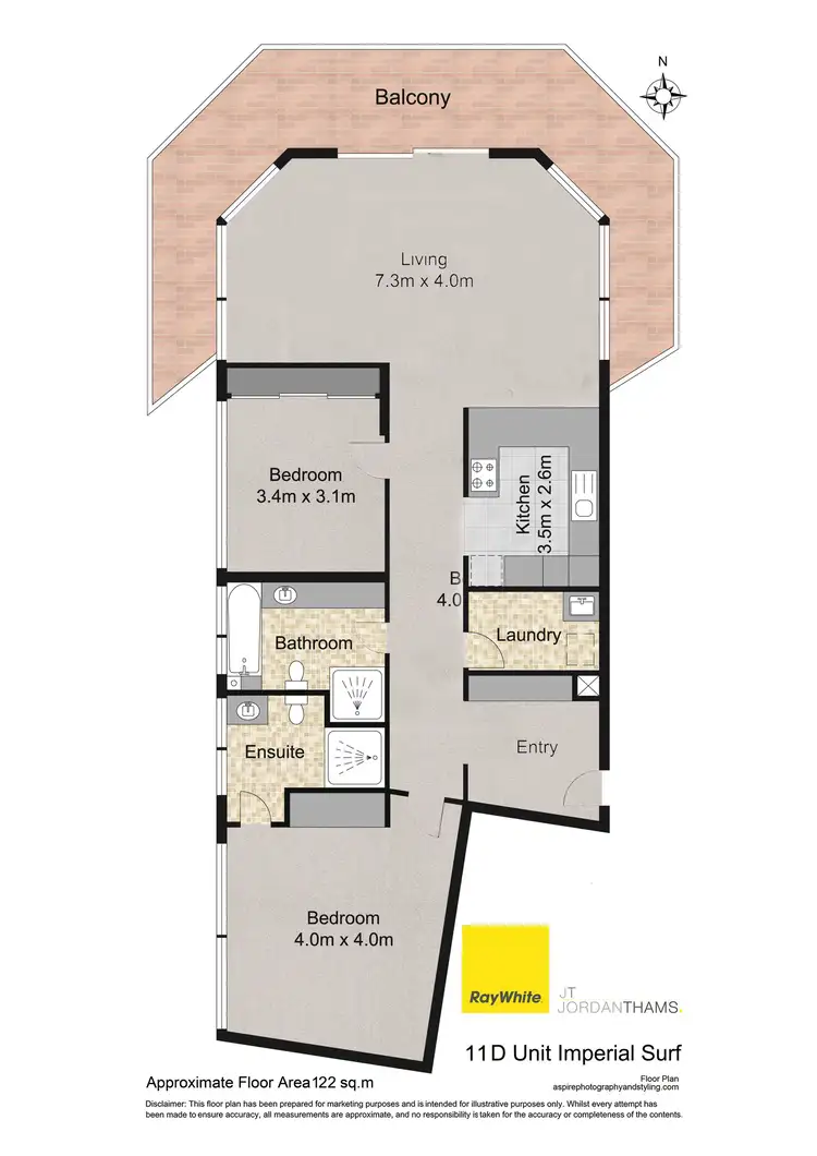 Floorplan of Homely apartment listing, 11D/80 The Esplanade, Surfers Paradise QLD 4217
