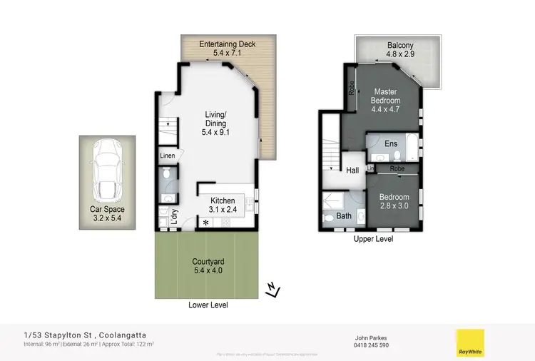 Floorplan of Homely unit listing, 1/53 Stapylton Street, Coolangatta QLD 4225