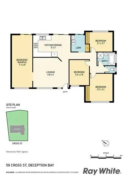 Floorplan of Homely house listing, 59 Cross Street, Deception Bay QLD 4508